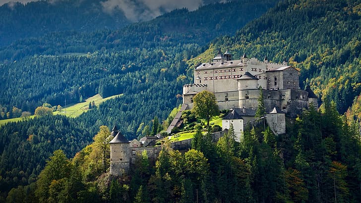 Arquitectura, austria, castillo, medieval, Fondo de pantalla HD |  Wallpaperbetter