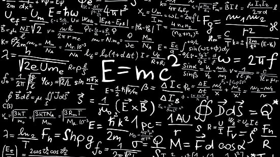 Albert Einstein, formel, matematik, fysik, naturvetenskap, specialrelativitet, HD tapet HD wallpaper