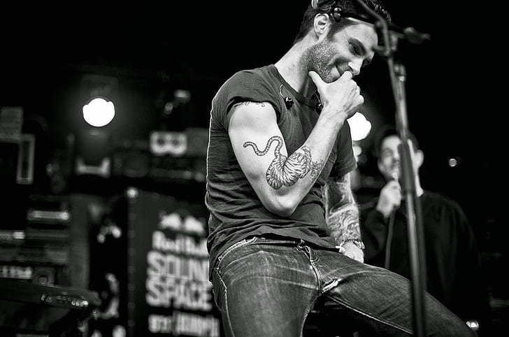 Adam Levine - Maroon 5 Pop Rock Band, Adam Levine, Adam Levine, Maroon 5, Rock, Band, Musik, Singel, Kändis, Kändisar, Pojkar, Sångare, HD tapet