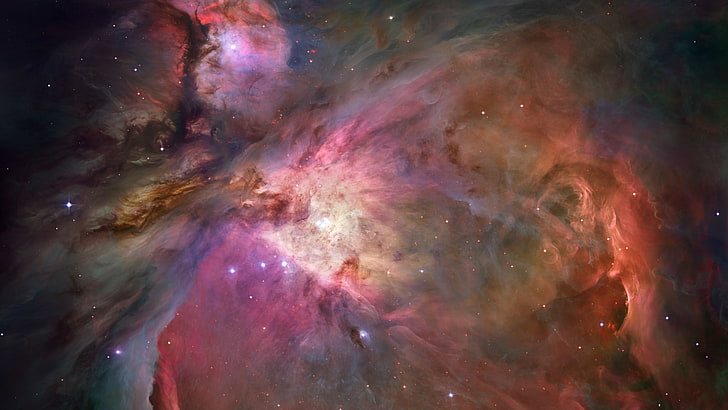 Космически телескоп Хъбъл, мъглявина Орион, НАСА, 5K, HD тапет