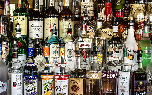 アルコール、ワイン、ボトル、アルコール、ワイン、ボトル、 HDデスクトップの壁紙 HD wallpaper
