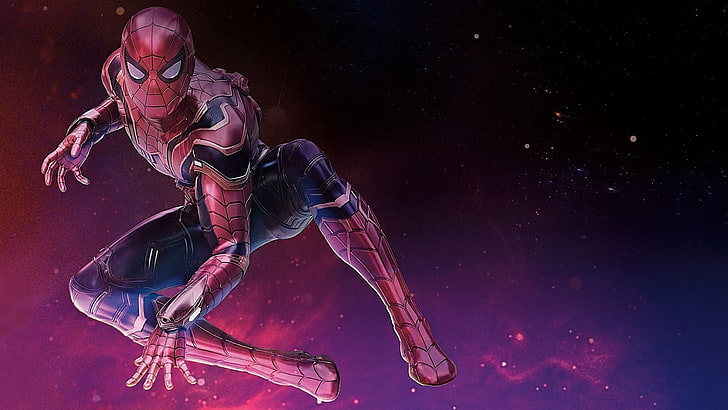Wallpaper Marvel Spider-Man, Film, Avengers: Perang Infinity, Peter Parker, Spider-Man, Wallpaper HD