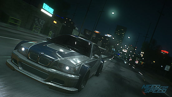 BMW M3 GTR, Need for Speed: Most Wanted, Need for Speed: Most Wanted (jeu vidéo 2012), voiture, courses de rue, Fond d'écran HD HD wallpaper