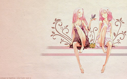 Anime, Guilty Crown, Inori Yuzuriha, Mana Ouma, HD wallpaper HD wallpaper
