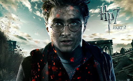 Harry Potter And The Deathly Hallows Part 2, Daniel Radcliffe as Harry Potter wallpaper, Movies, Harry Potter, harry potter and the deathly hallows, hp7, harry potter and the deathly hallows part 2, hp7 part 2, HD wallpaper HD wallpaper