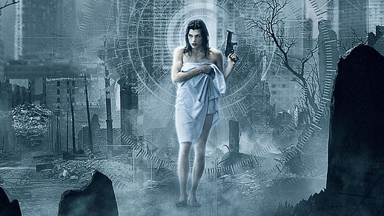 Milla Jovovich, Filme, Resident Evil, Milla Jovovich, HD-Hintergrundbild HD wallpaper