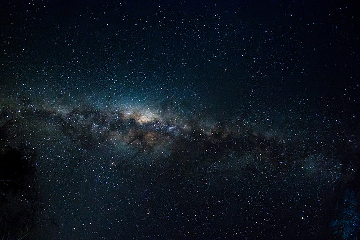 illustrazione della galassia, stelle, spazio, mistero, La Via Lattea, infinito, Sfondo HD