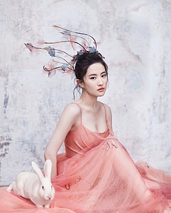 Pemotretan Liu Yifei Untuk Harpers Bazaar China, Wallpaper HD HD wallpaper