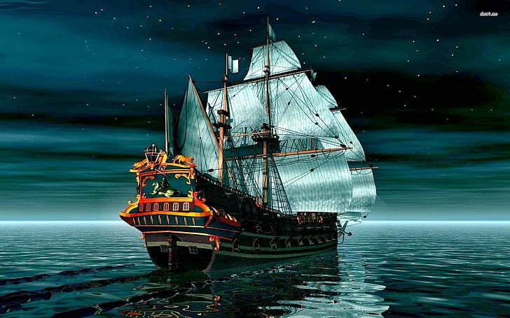 1voojuisland, przygoda, łódź, komedia, rodzina, fantasy, duch, wyspa, pirat, piraci, puzzle, statek, vooju, Tapety HD