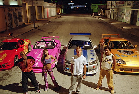 Paul Walker, Fast and Furious, Devon Aoki, Filme, Auto, HD-Hintergrundbild HD wallpaper
