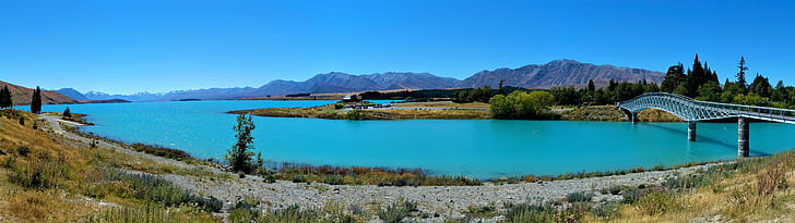 paisaje, Mt Cook, Nueva Zelanda, Fondo de pantalla HD