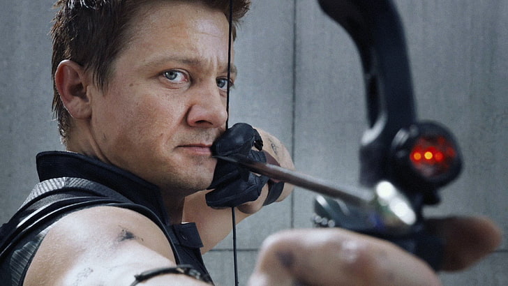 movies, The Avengers, Hawkeye, Jeremy Renner, Clint Barton, Marvel Cinematic Universe, HD wallpaper