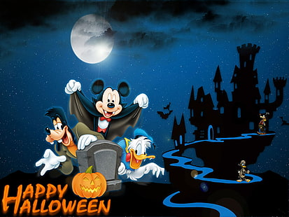 happy Halloween Disney, HD wallpaper HD wallpaper
