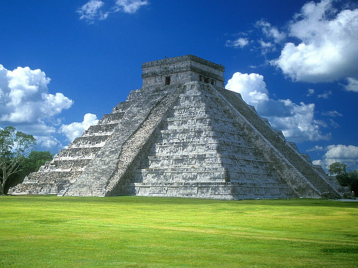 Pyramide von Kukulk HD, Chichen Itza, Welt, Reise, Reise und Welt, Pyramide, Kukulk, HD-Hintergrundbild