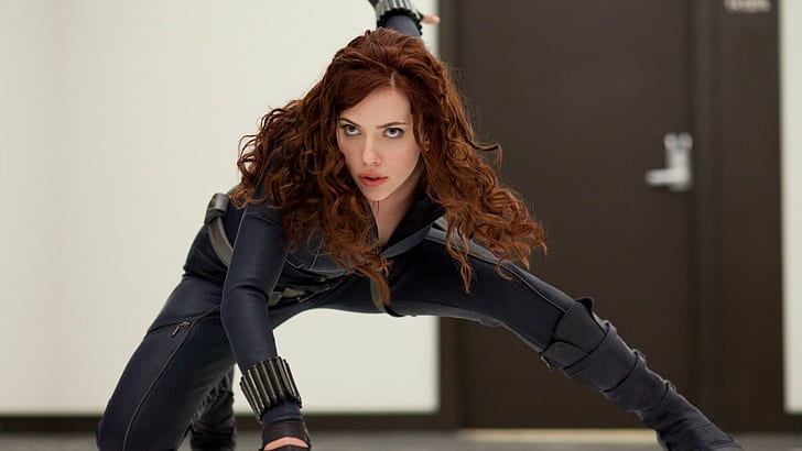 super-heroínas, Scarlett Johansson, Viúva Negra, Homem de Ferro 2, Universo Cinematográfico da Marvel, HD papel de parede