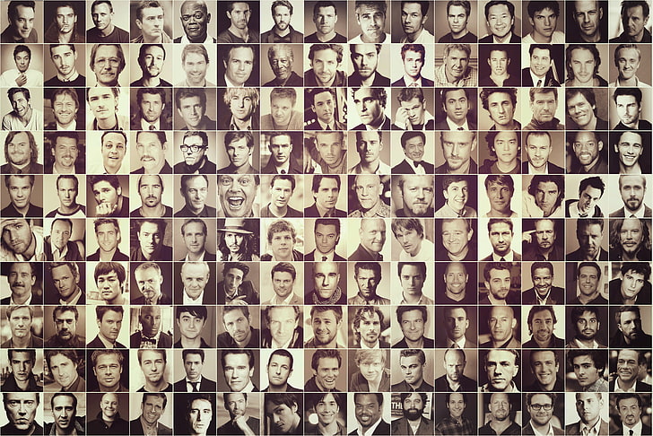 Hombre collage de fotos, Hollywood, hombres, personas, actores, swaroop,  Fondo de pantalla HD | Wallpaperbetter