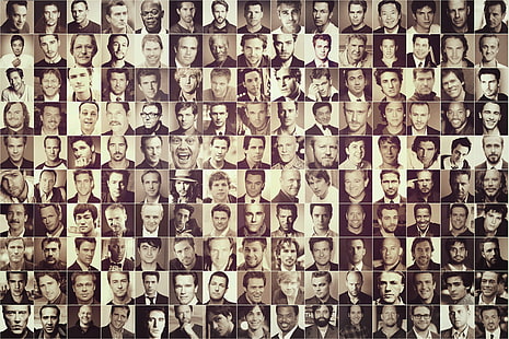 man photo collage, Hollywood, Men, people, actors, swaroop, HD wallpaper HD wallpaper