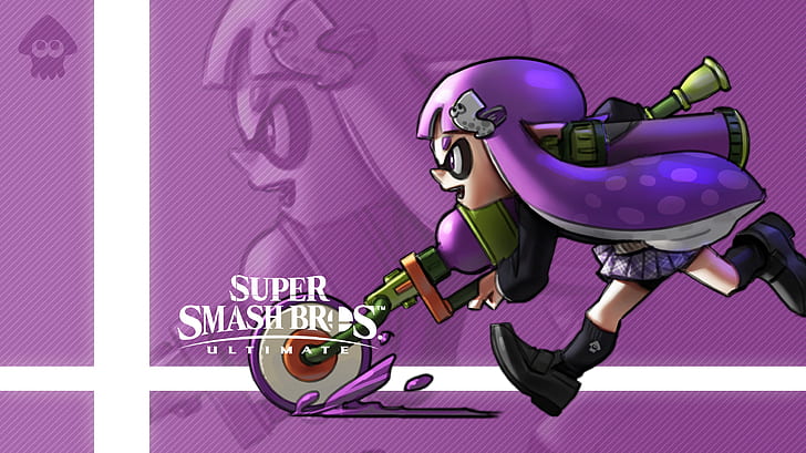 Video Game, Super Smash Bros. Ultimate, Inkling (Splatoon), HD wallpaper