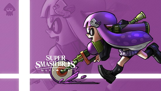  Video Game, Super Smash Bros. Ultimate, Inkling (Splatoon), HD wallpaper HD wallpaper