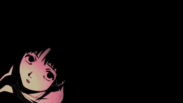 Serial Experiments Lain, Lain Iwakura, anime mädchen, anime, Minimalismus, HD-Hintergrundbild