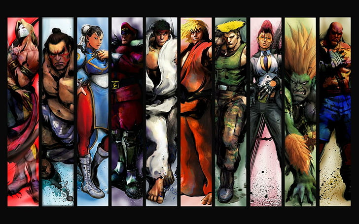 Street Fighter IV, Straße, Kämpfer, Spiele, HD-Hintergrundbild