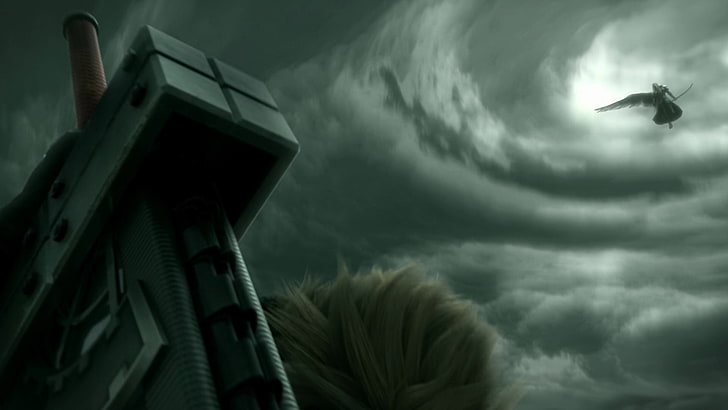 ภาพยนตร์ Sepheroth Final Fantasy Advent Children ยังคง, Final Fantasy 7: Advent Children, Cloud Strife, Sephiroth, วอลล์เปเปอร์ HD