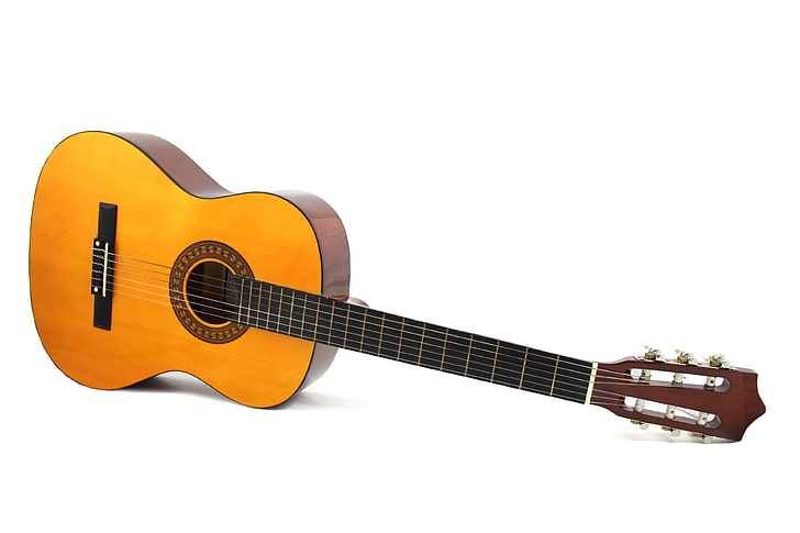 acoustic guitar, classical guitar, concert guitar, guitar, instrument, musical instrument, spanish guitar, string instrument, strings, wooded, HD wallpaper