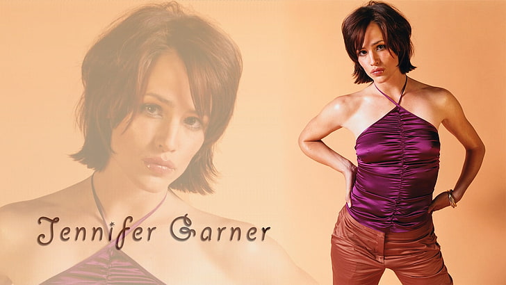 Jennifer Garner, Jennifer Garner, actress, satin, HD wallpaper