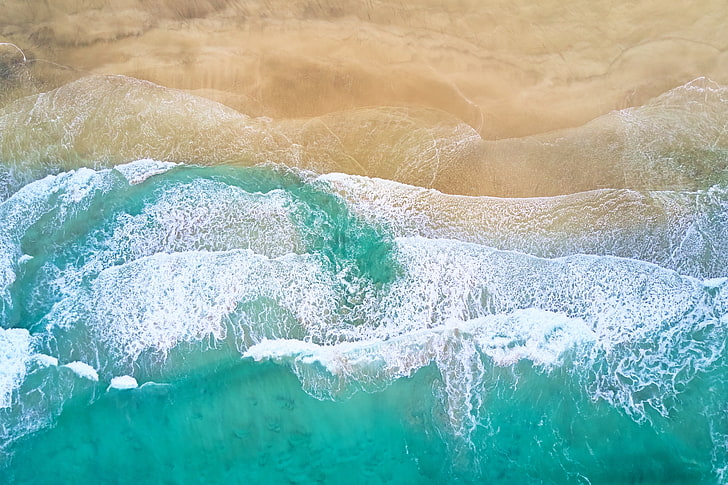 ภาพประกอบแหล่งน้ำธรรมชาติน้ำชายหาด, วอลล์เปเปอร์ HD
