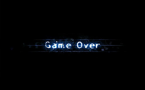 game over, game over, HD tapet HD wallpaper