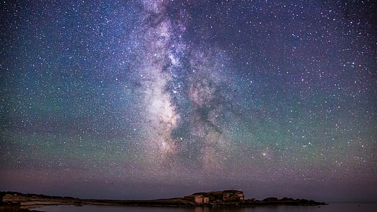 Islandia, tapeta 4k, 5k, 8k, noc, niebo, gwiazdy, zorza polarna, Tapety HD HD wallpaper