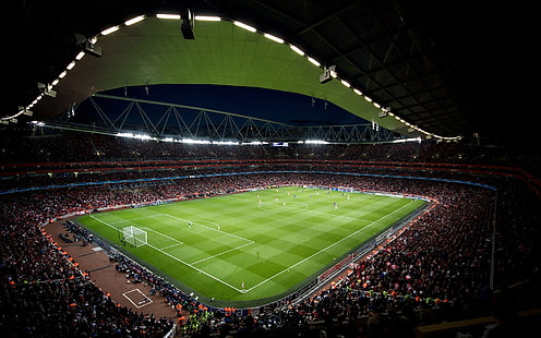Stadio di Emirates, stadio, emirati uniti, Sfondo HD HD wallpaper
