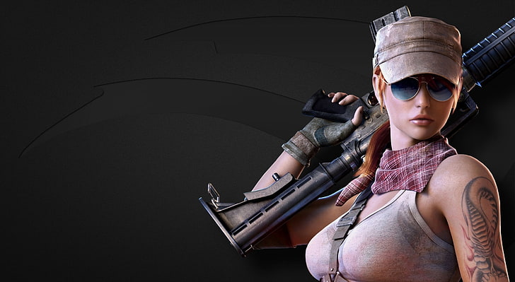 Point Blank, woman holding rifle wallpaper, Games, Other Games, point, blank, HD wallpaper