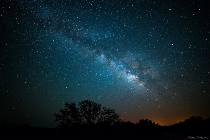 astronomia, galaktyka, mleczna, obserwatorium, niebo, przestrzeń, gwiazdy, Tapety HD