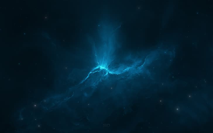 Starkiteckt, nebula, ruang, alam semesta, Wallpaper HD