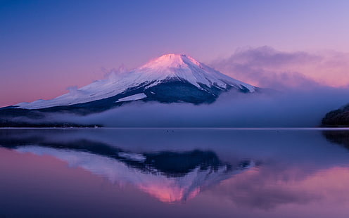 Mount Fuji Island Honshu Island-HD Scenery Wallpaper, Mount Fuji, HD тапет HD wallpaper