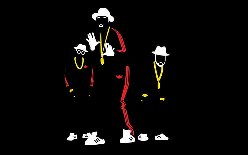 Run D.M.C., muzyka, amerykańska, grupa, hip hop, Tapety HD HD wallpaper