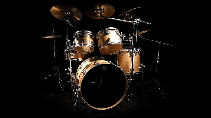 drum, drum, kit, musik, set, Wallpaper HD
