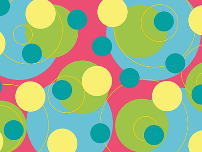 Art, Abstract, Polka Dot, Balls, Colorful, art, abstract, polka dot, balls, colorful, HD wallpaper HD wallpaper