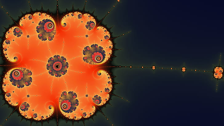 fractal, conjunto de Mandelbrot, Fondo de pantalla HD