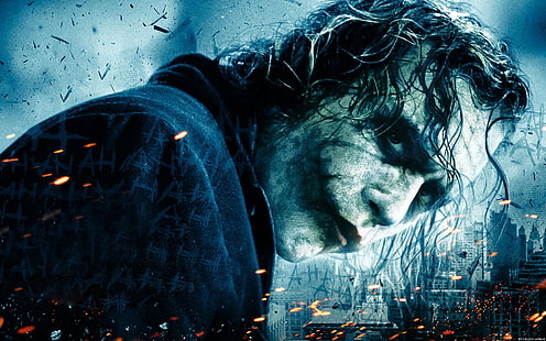 Heath Ledger, Joker, Filme, The Dark Knight, HD-Hintergrundbild HD wallpaper