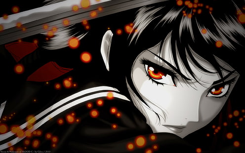 Blood-C, Anime, Anime Girls, Kisaragi Saya, HD-Hintergrundbild HD wallpaper