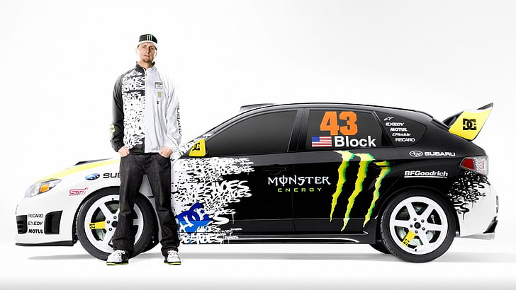 Ken Block, Subaru Impreza, HD wallpaper