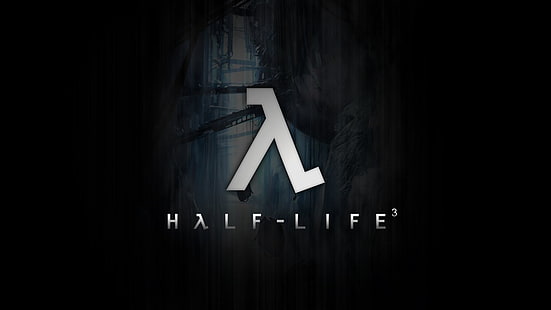 Half-Life 3 oyun logosu, Half-Life, Valve Corporation, Gordon Freeman, video oyunları, sanat, Half-Life 3, HD masaüstü duvar kağıdı HD wallpaper