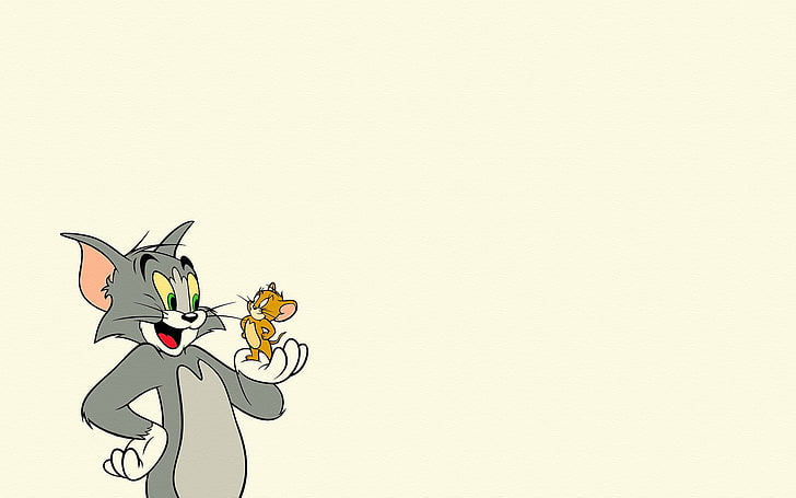 animals, cats, children, felines, funny, humor, jerry, mice, mouse, Tom, HD wallpaper