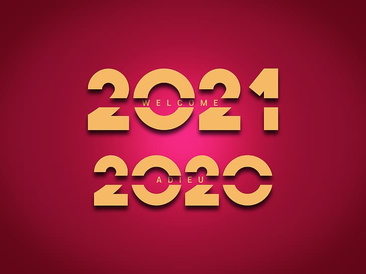 2021, 2021 mutlu yıllar, HD masaüstü duvar kağıdı