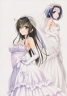 Anime, Anime Mädchen, To Love-ru, Kotegawa Yui, Sairenji Haruna, HD-Hintergrundbild HD wallpaper