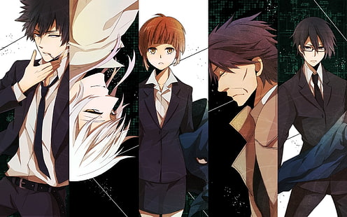 Psycho-Pass, Tsunemori Akane, Shinya Kogami, HD wallpaper HD wallpaper