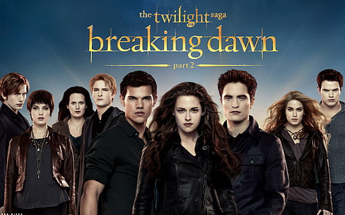 The Twilight Saga Breaking Dawn Част 2, здрач, сага, зората, разчупване, част, филми, HD тапет HD wallpaper