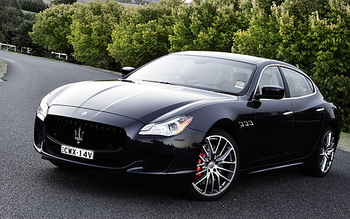 coche, Maserati, Maserati Quattroporte, coches de lujo, Fondo de pantalla HD HD wallpaper
